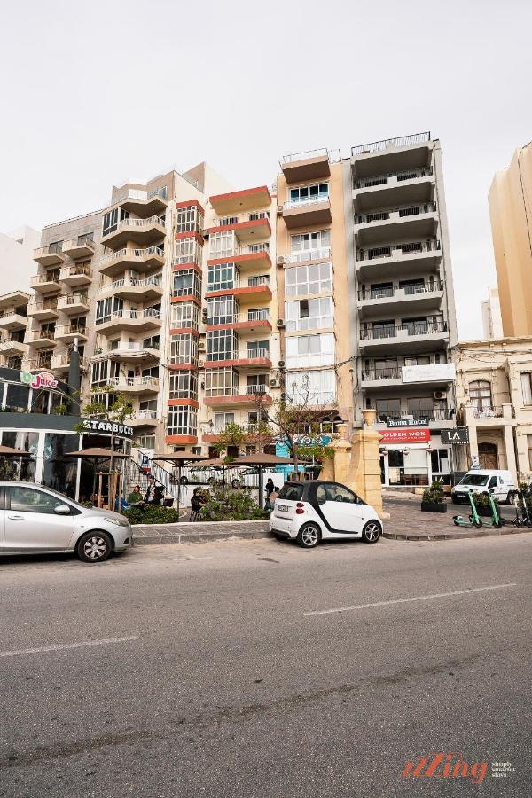 Scenic Seafront Duplex Apartment In Σλιέμα Εξωτερικό φωτογραφία